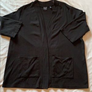 Rafaella Black Cardigan NWOT
